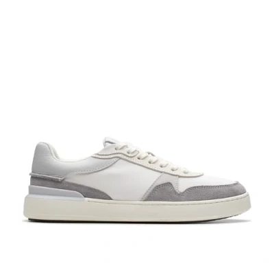 Afbeelding van Clarks Courtlite RACE Sneakers laag Light grey, Heren, Maat: 42, grey Leer en textiel