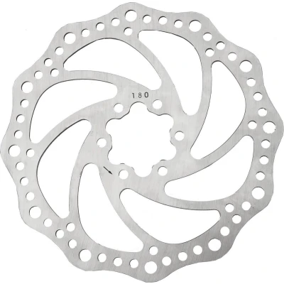 Afbeelding van M wave Remschijf 180 Mm 6 Gaats Rvs Zilver