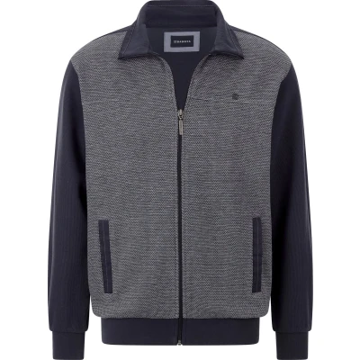 Afbeelding van Babista Gerozetti Sweater met rits, Heren, Maat: Medium, Grau melange