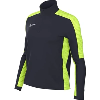 Afbeelding van Nike Performance Academy 23 Drill Trainings Longsleeve, Dames, Maat: Small, Obsidian volt white