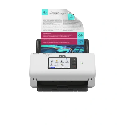 Afbeelding van Brother ADS 4700W ADF + Sheet fed scanner 600 x DPI A4 Zwart, Wit