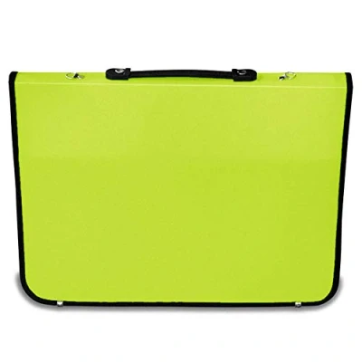 Afbeelding van Artcare kunstenaarsmap (15214010 48 x 4 35 cm Academy Portfolio map, A3, synthetisch materiaal, limoengroen
