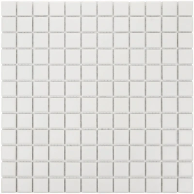 Afbeelding van The Mosaic Factory London Vierkant Super White 2,3x2,3 cm