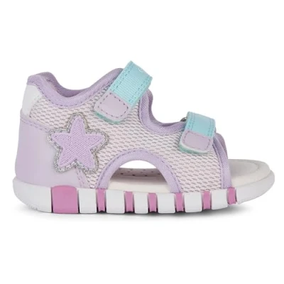 Afbeelding van Geox Iupidoo GIR Babyschoenen voor kinderen, Maat: 22, Pink lilac Textiel/ synthetisch