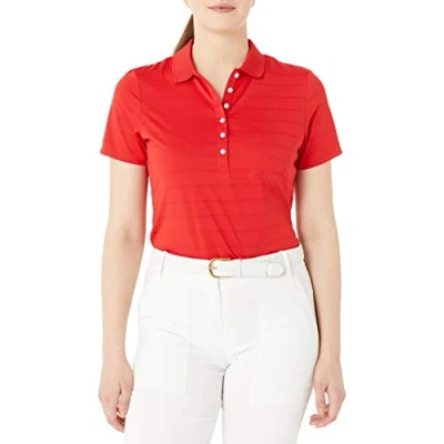 Afbeelding van Callaway Opti Dri™ Performance golfpoloshirt met korte mouwen voor dames (maat Small 3X Plus), Salsa, XL