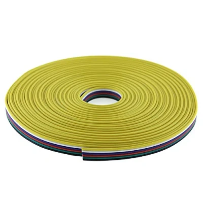 Afbeelding van Lintkabel 6 polig voor RGBW+CCT LED strip/band; verlenging RGBW CCT strips; 10 meter