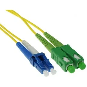 Afbeelding van ACT RL8801 Glasvezel Patchkabel Duplex LSZH Singlemode SC/ACP LC/UPC 9/125µm OS2 1 meter
