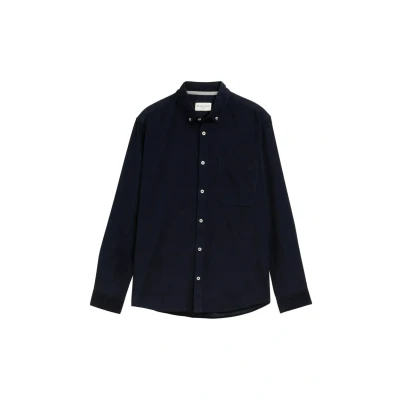 Afbeelding van TOM Tailor Regular FIT MIT Brusttasche Overhemd, Heren, Maat: XL, Sky captain blue
