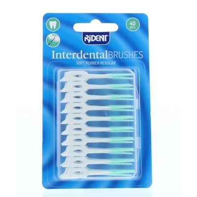 Afbeelding van Rident Interdental brushes soft rubber 40 stuks