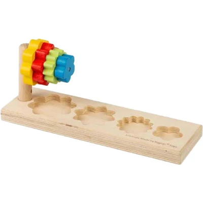 Afbeelding van Bigjigs bloemensorteerder, 5dlg.