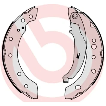 Afbeelding van Brembo Remschoen set S 61 527