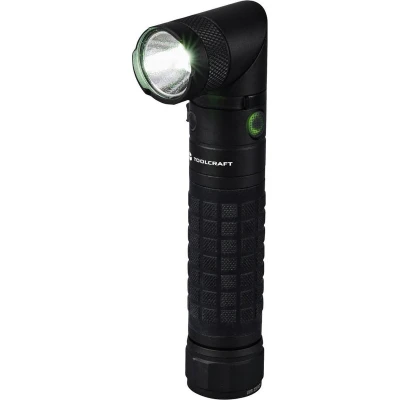 Afbeelding van TOOLCRAFT Handlamp werkt op een accu LED Met magneethouder, Verstelbaar, riemclip, Groot bereik 3000 lm 4 h 238 g