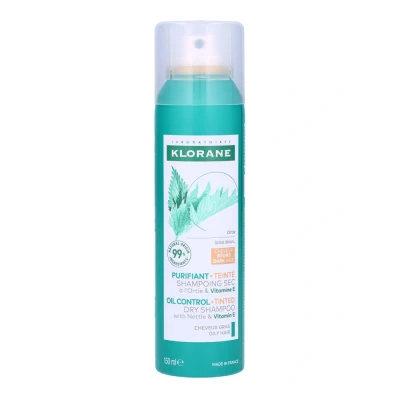 Afbeelding van Klorane Dry Shampoo For Dark Hair With Nettle And Vitamin E 150 Ml