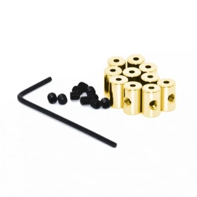 Afbeelding van JSGHGDF 10 stks Locking Pin Backs Broche Revers Veiligheid Hold Lock Stijlvolle en Keepers Vergrendeling Sluiting voor Badges