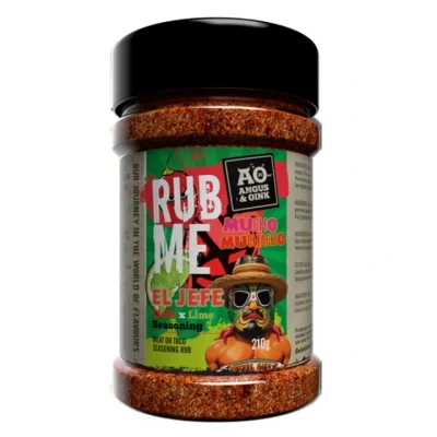 Afbeelding van Angus &amp; Oink Rub El Jefe Chilli X Lime 210 Gr