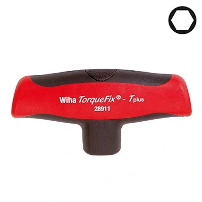 Afbeelding van Wiha Destornillador dinamométrico con mango corredizo TorqueFix® T limitación del par de apriete preajustada forma fija 14.0 Nm (29232)