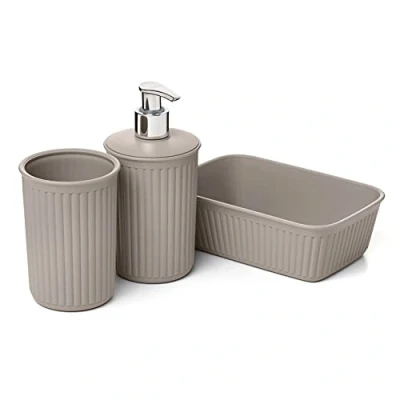 Afbeelding van TATAY Tafelset, kunststof, taupe, M