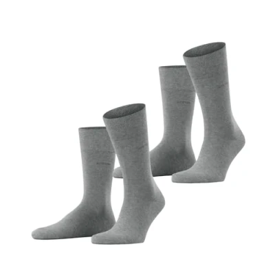 Afbeelding van Esprit Basic EASY 2PACK UNI Sokken, Heren, Maat: 43 46, Light greymel. (3390)