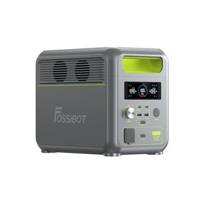 Afbeelding van FOSSiBOT F1200 Draagbare elektrische generator, 1024 Wh accu LiFeP04, AC 1200 W (Power Lifting 2400 W), zonne generatorstation voor buiten/camper/thuis/balkon
