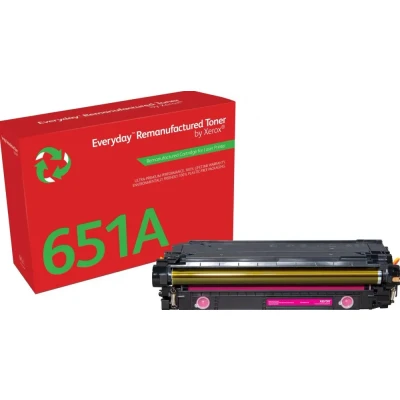 Afbeelding van Xerox Toner vervangt HP 651A/ 650A/ 307A (CE343A/CE273A/CE743A) Compatibel Magenta 16000 bladzijden Everyday 006R04150