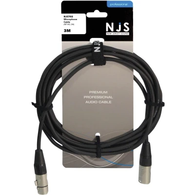 Afbeelding van NJS XLR female naar male microfoonkabel (3 Meter)
