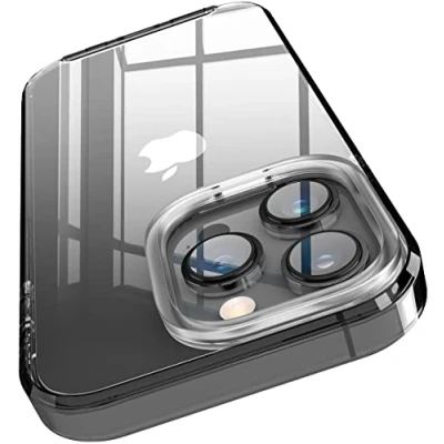 Afbeelding van elago Hybride Transparante Hoesje Compatibel met iPhone 14 Pro Case (6.1&quot;), PC + TPU Technologie, Anti Vergeling, Kristalhelder, Schokbestendige Bumper, Full Lichaamsbescherming (Zwart)