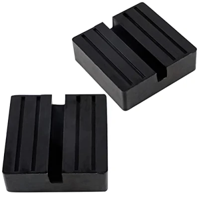 Afbeelding van EXLECO (2) rubberen pad voor autokrik, universele autoinstelling (75 x 75 25 mm)