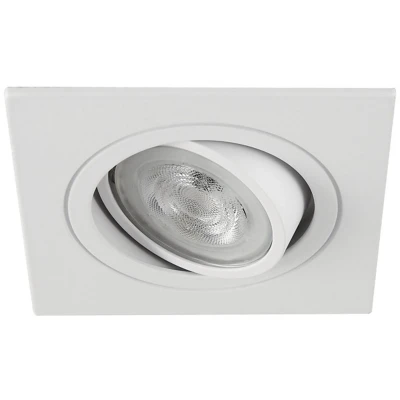 Afbeelding van LED inbouwspot Carfin Vierkant Wit Extra Warm Dimbaar 4W Philips