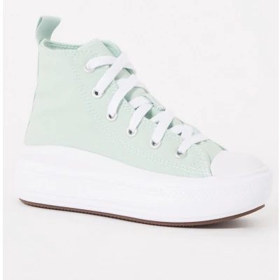 Afbeelding van Converse Chuck Taylor ALL STAR MOVE Unisex Sneakers hoog voor kinderen, Maat: 32, Sticky aloe/white/black Textiel