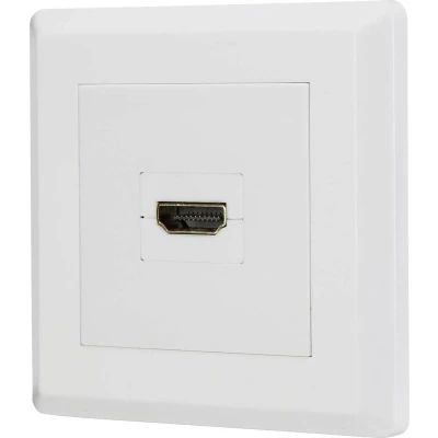 Afbeelding van Renkforce RF 4724906 HDMI Adapter [1x bus 1x bus] Wit Vergulde steekcontacten