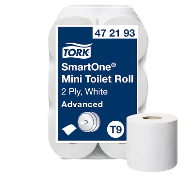 Afbeelding van Tork SmartOne mini toiletrol 2 laags 12 stuks