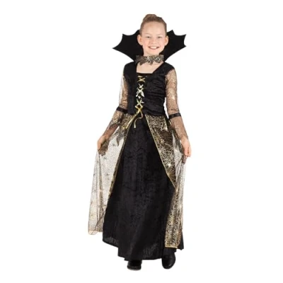 Afbeelding van Boland Kostuum Spiderella (7 9 jr) Kinderen Heks Halloween verkleedkleding