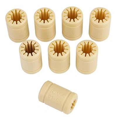 Afbeelding van 8 stuks LM8UU lager, 3D printer massief polymeer glijlager mm as lineair plastic lager voor