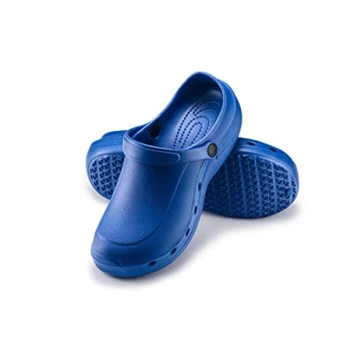 Afbeelding van ESTRO Klompen Heren Tuinklompen Dames Unisex Sanitaire Tuinschoenen Gom Schoenen Zomer F92 (39, Blauw)