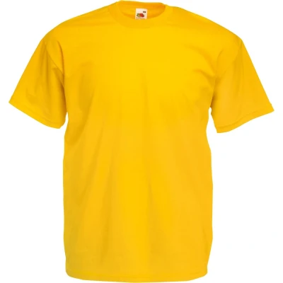 Afbeelding van Fruit Of The Loom Heren Valueweight T shirt met korte mouwen (Zonnebloem)
