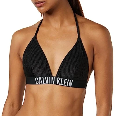 Afbeelding van Calvin Klein Instense Power Triangle Bikini Top Zwart nylon Large Dames