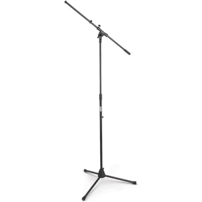 Afbeelding van On Stage MS7701B microfoonstandaard met statief, chroom 0 Zwart