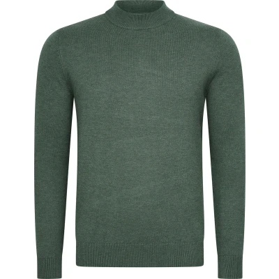 Afbeelding van Mario Russo Turtle Neck Trui Heren Sweater Coltrui L Eend Groen