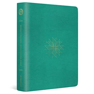 Afbeelding van ESV Single Column Journaling Bible (Trutone, Teal, Resplendent Cross Design)