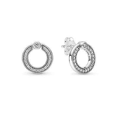 Afbeelding van Pandora 759516C01 Hangbedel Infinity Heart geelgoud emaille zirconia
