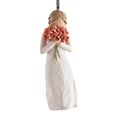 Afbeelding van Willow Tree Omringd door liefde opknoping ornament
