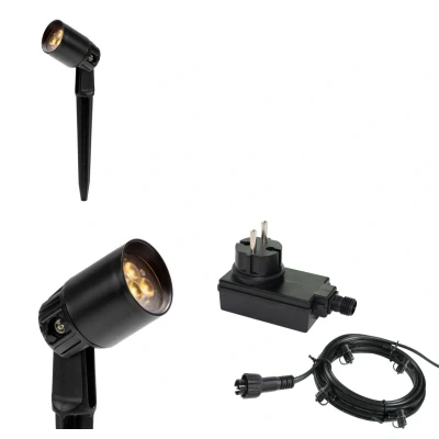 Afbeelding van 1x LED tuin lamp 12V 2 watt basic complete set