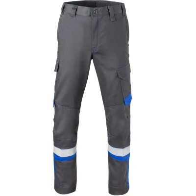 Afbeelding van HaVeP 80340 Werkbroek Grijs/KorenblauwNL:60 BE:54