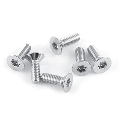Afbeelding van 50 Stks M4 Ster Platte Kop Schroeven Rvs Verzonken Machine Schroef Bolt:(M4x10mm)