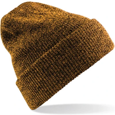 Afbeelding van Gebreide Heritage Beanie wintermuts voor volwassenen Damesmutsen / herenmutsen 100% polyacryl Mosterd Geel