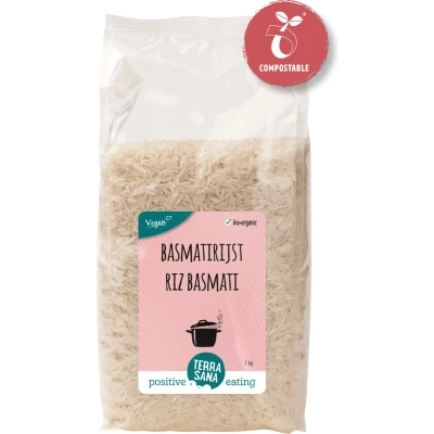 Afbeelding van 3x Terrasana Basmatirijst Wit 1 kg