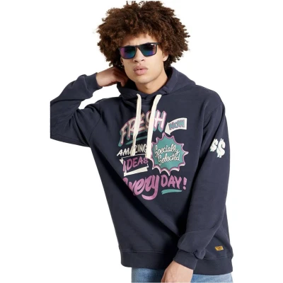 Afbeelding van SUPERDRY Workwear Capuchon Heren Nautical Navy S