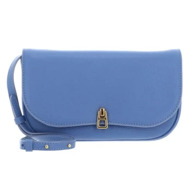 Afbeelding van COCCINELLE Leren Schoudertas Avondtas Magie Mini Bag Azul Blauw