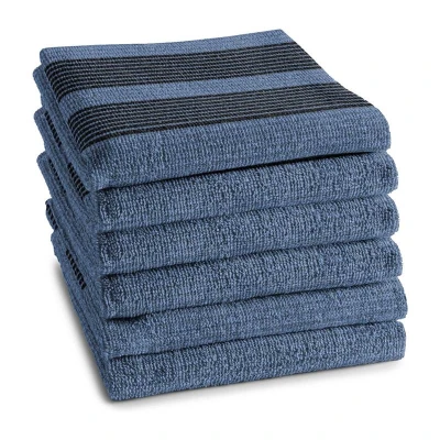 Afbeelding van Keukendoek DDDDD Baxter Denim 50 x 55 cm (6 Delig)