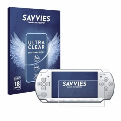 Afbeelding van Savvies Screenprotector voor Sony PSP 2004 Folie Beschermfolie transparant (18 Stuks)